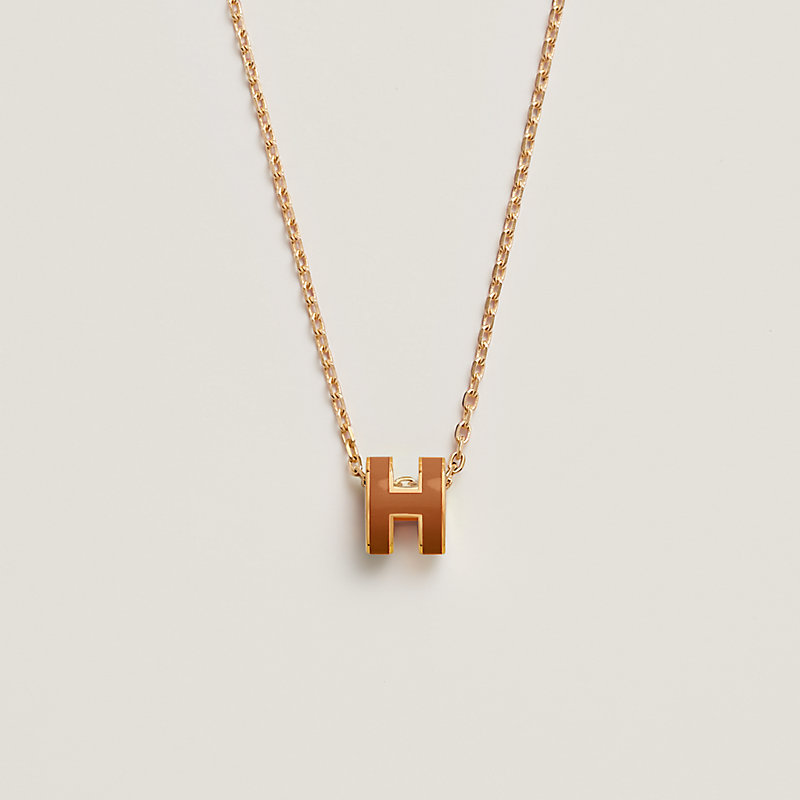ペンダント 《ミニ・ポップH》 - マロン | Hermès - エルメス ペンダント 《ミニ・ポップH》 - マロン | Hermès - エルメス